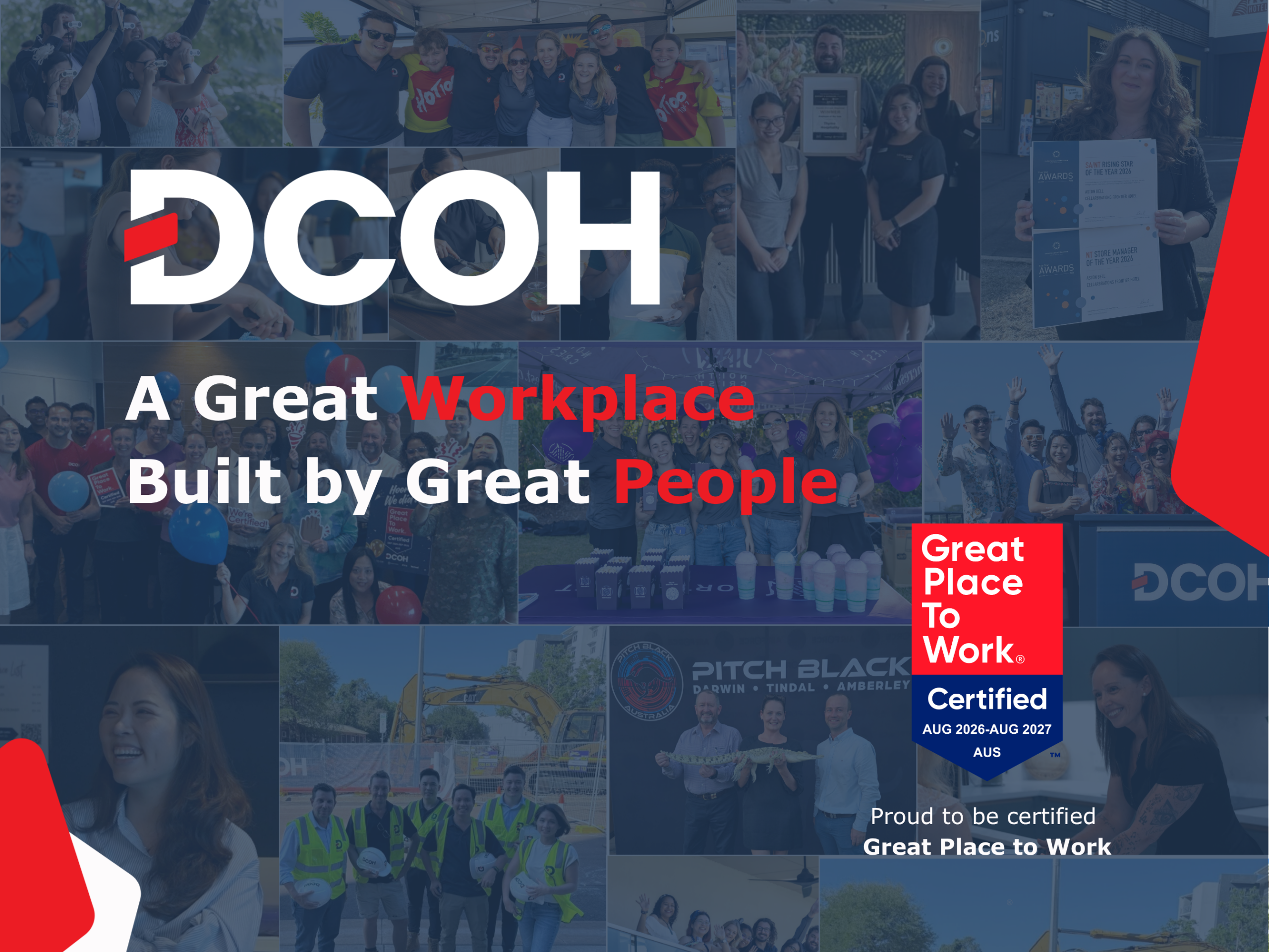 DCOH is officially a Great Place to Work