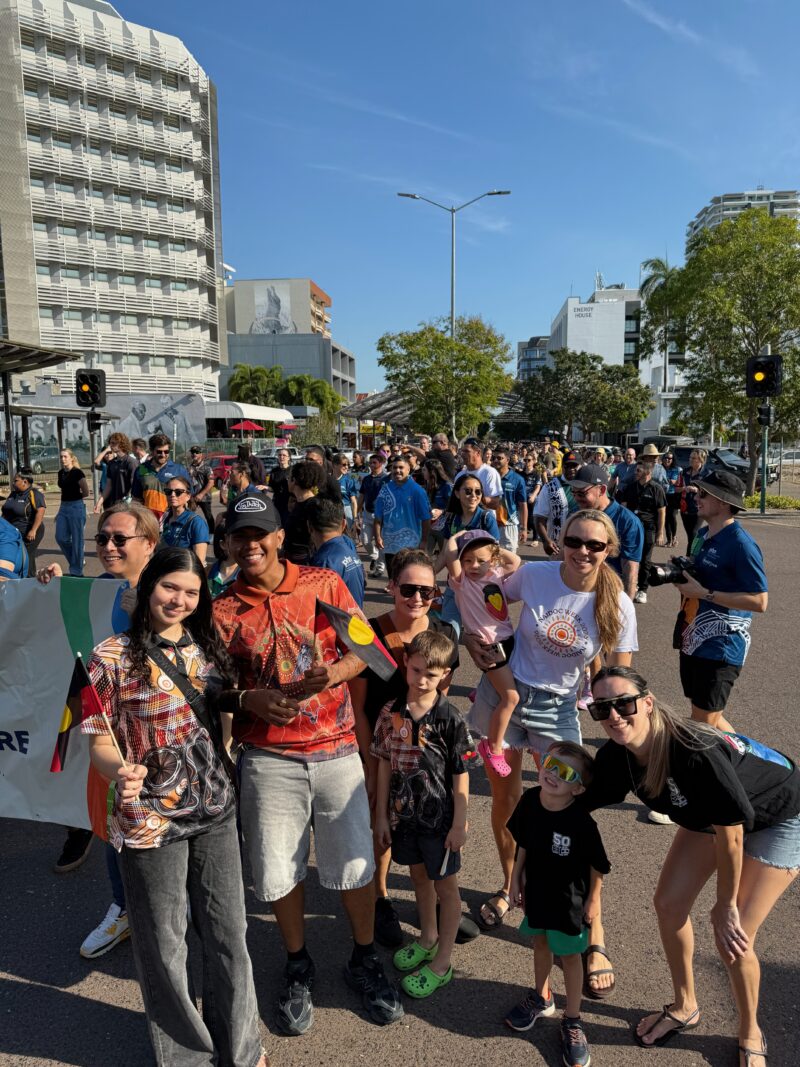 DCOH staff marching at NAIDOC Week 2026